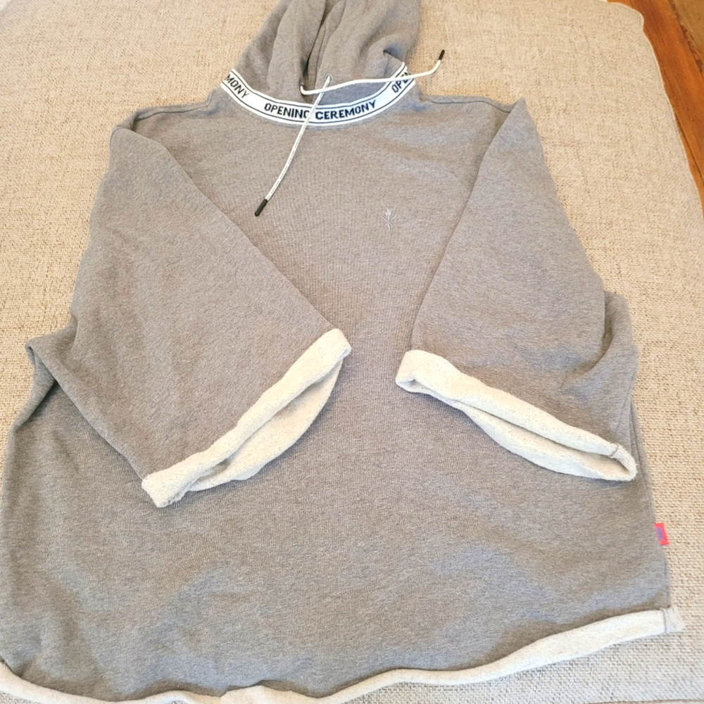 Opening Ceremony Banded Short Sleeved Hoodie